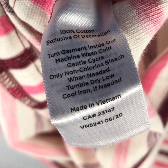 Talbots Tonal Stripe Side Panel Pullover Top LP - Picture 14 of 15